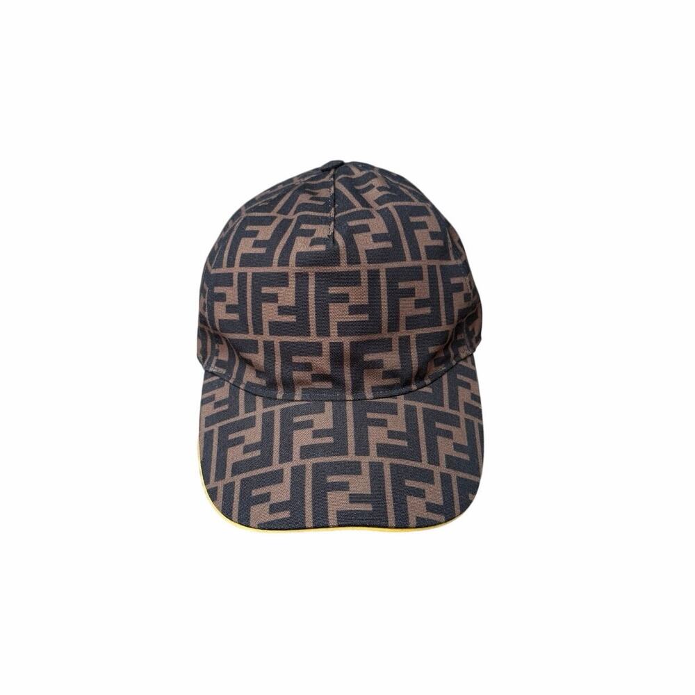 Fendi FF Zucca Print Baseball Cap